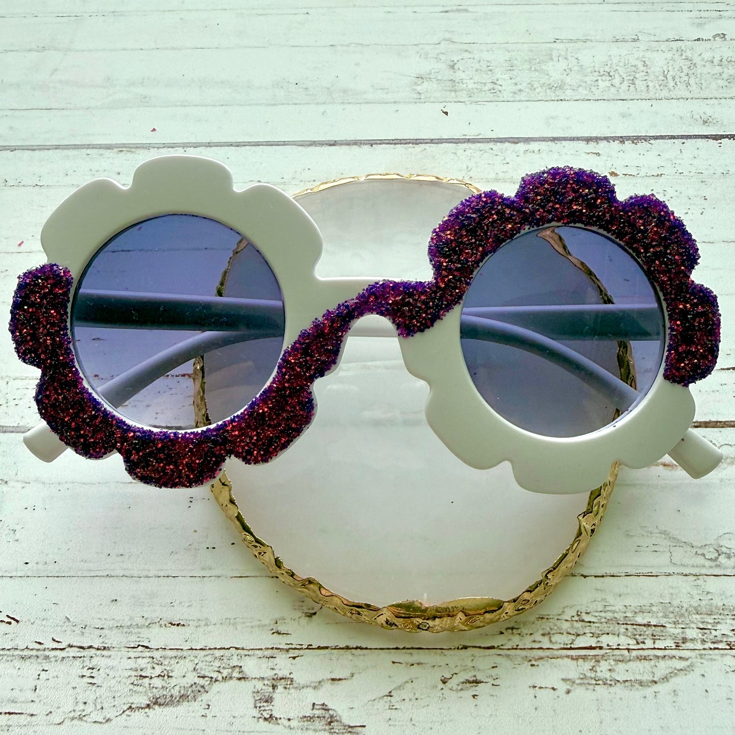 Purple Flame Split Sunnies