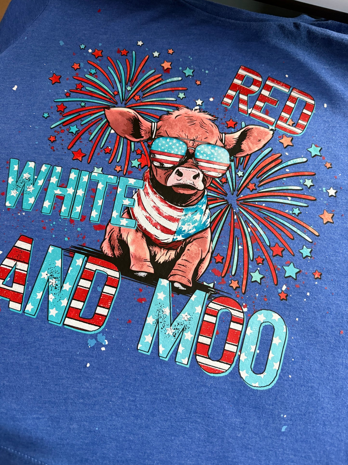 Red White & Moo - MTO Shirt