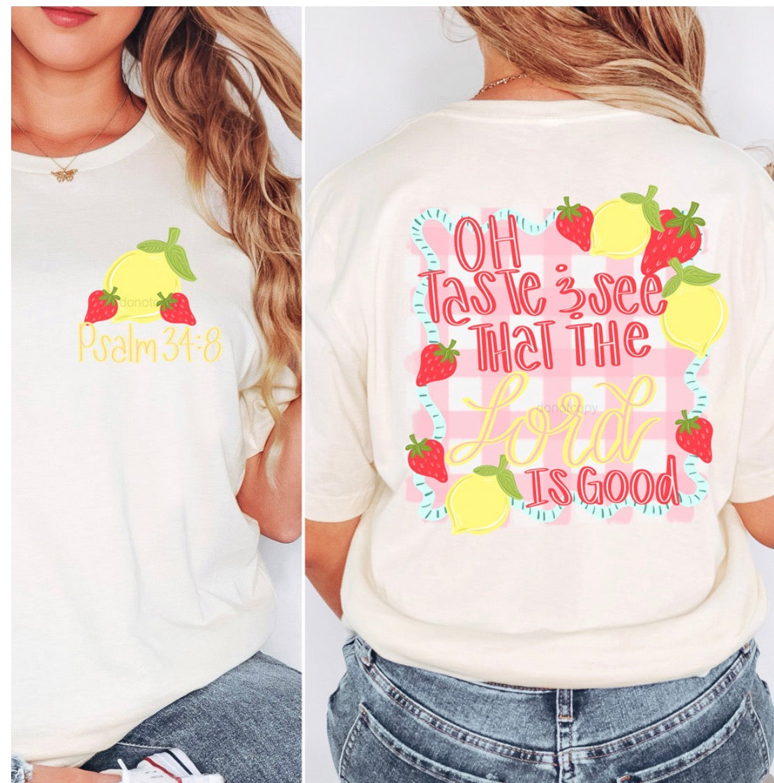 Taste and See Pocket and Back - MTO Shirt