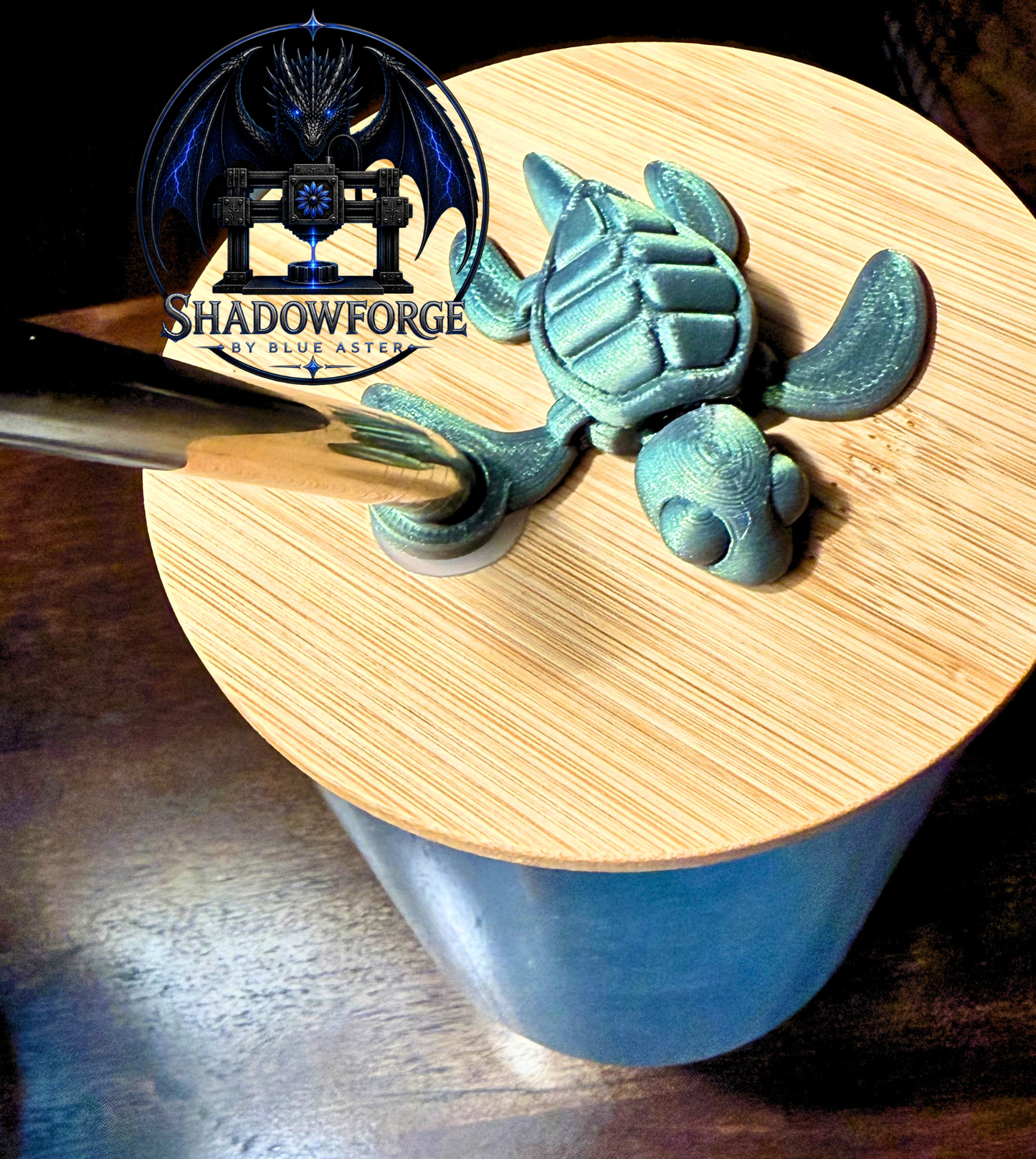 Turtle Articulated Straw Buddy