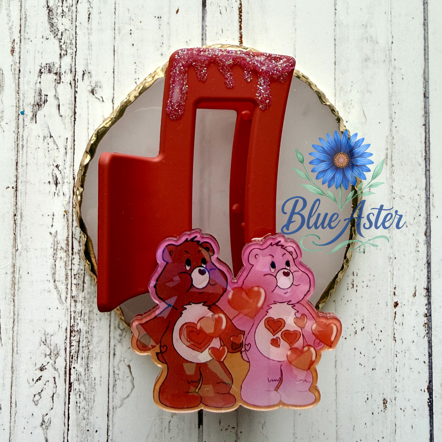 Retro Bears Claw Clip