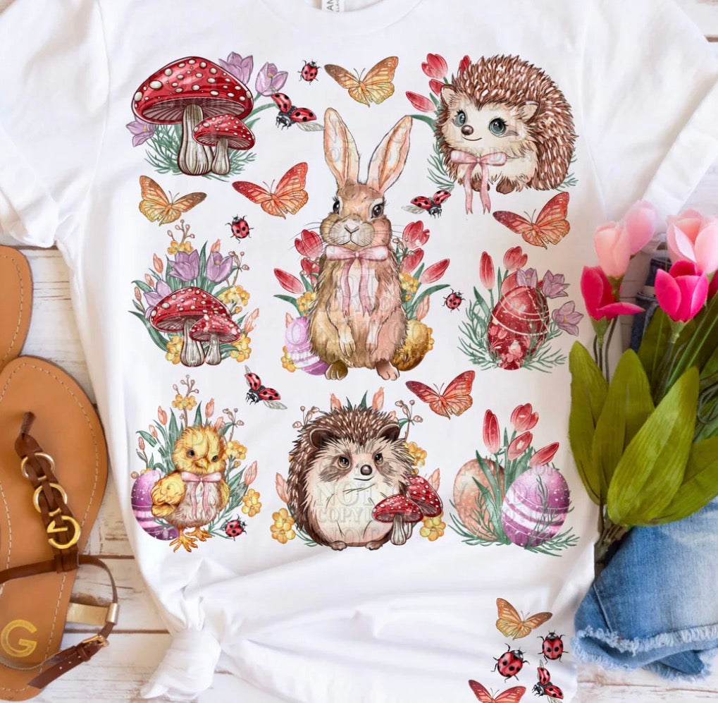 Springtime Collage - MTO Shirt