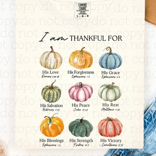 I Am Thankful - MTO Shirt