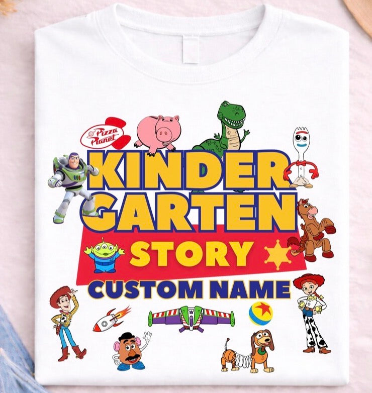 School Story K-5th (Leave grade and Name in notes)- MTO Shirt