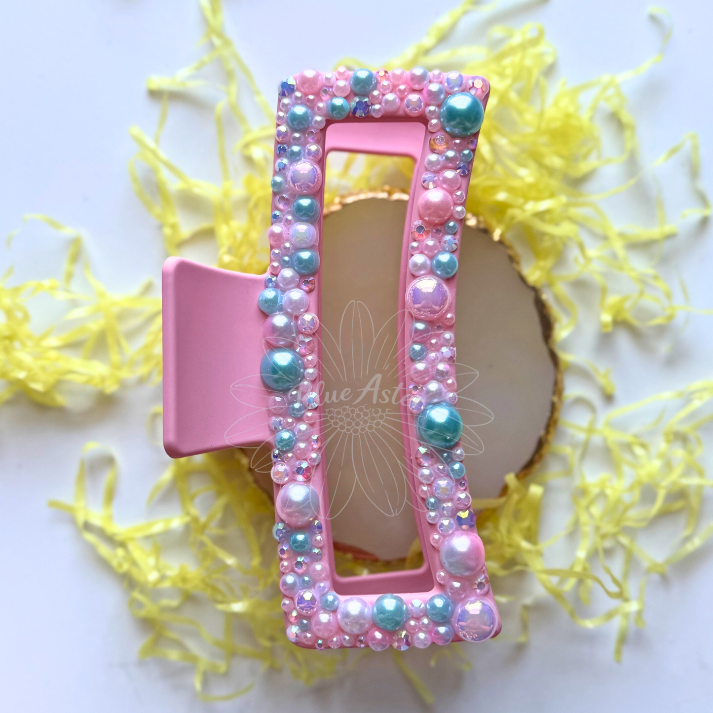 Jumbo Pink Full Bling RTS Clip