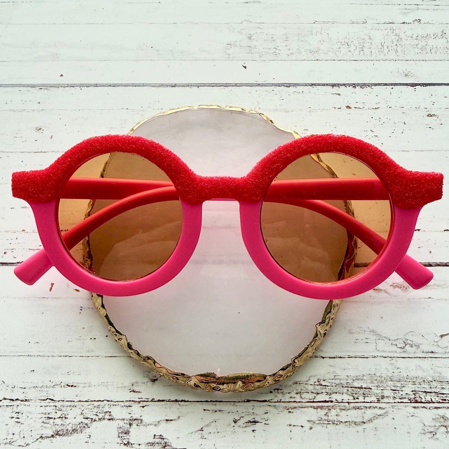 Split Red Hot Sunnies
