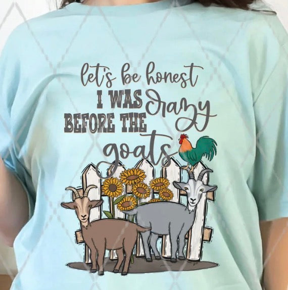 I Was Crazy Before Goats - MTO Shirt