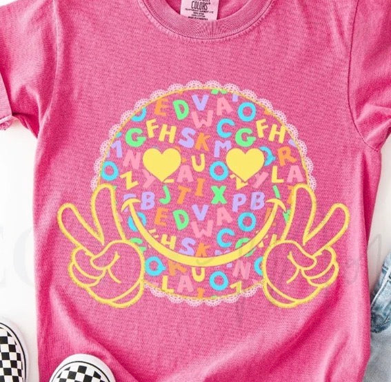 Alphabet Smile - MTO Shirt