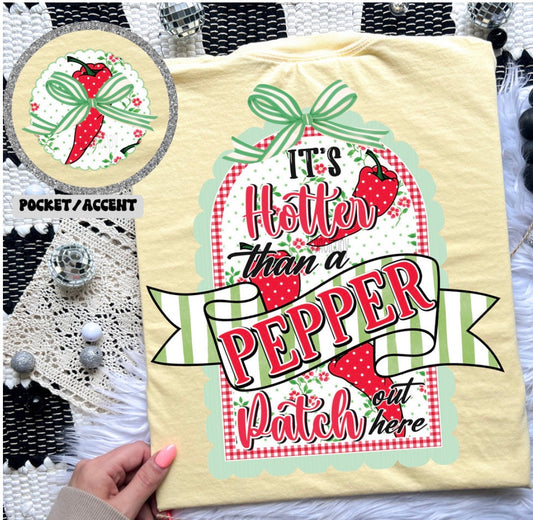 Pepper Patch Front and Back Set - MTO Shirt