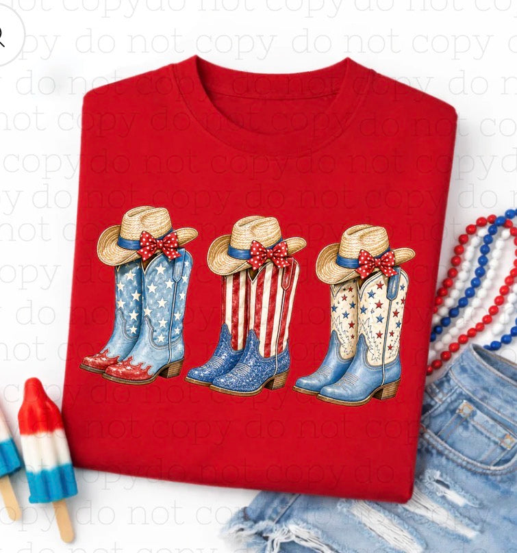 Patriotic Boots - MTO Shirt