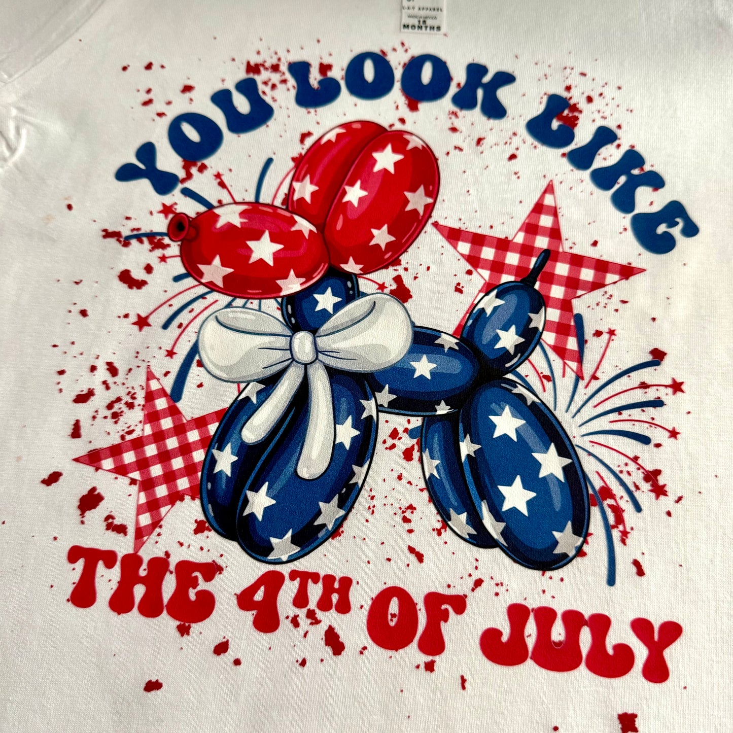 Patriotic Balloon Dog - MTO Shirt