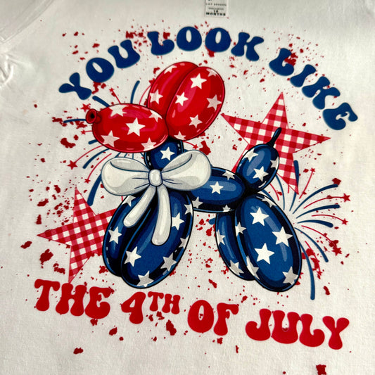 Patriotic Balloon Dog - MTO Shirt