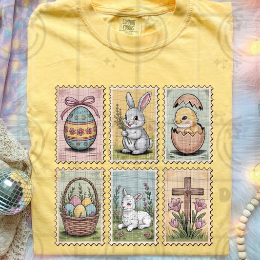 Easter Stamps - MTO Shirt