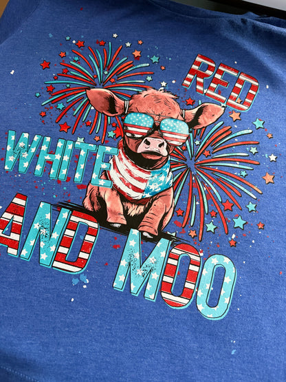 Red White & Moo - MTO Shirt