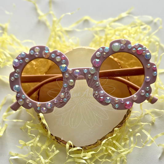 Mauve Chaos Bling Sunnies