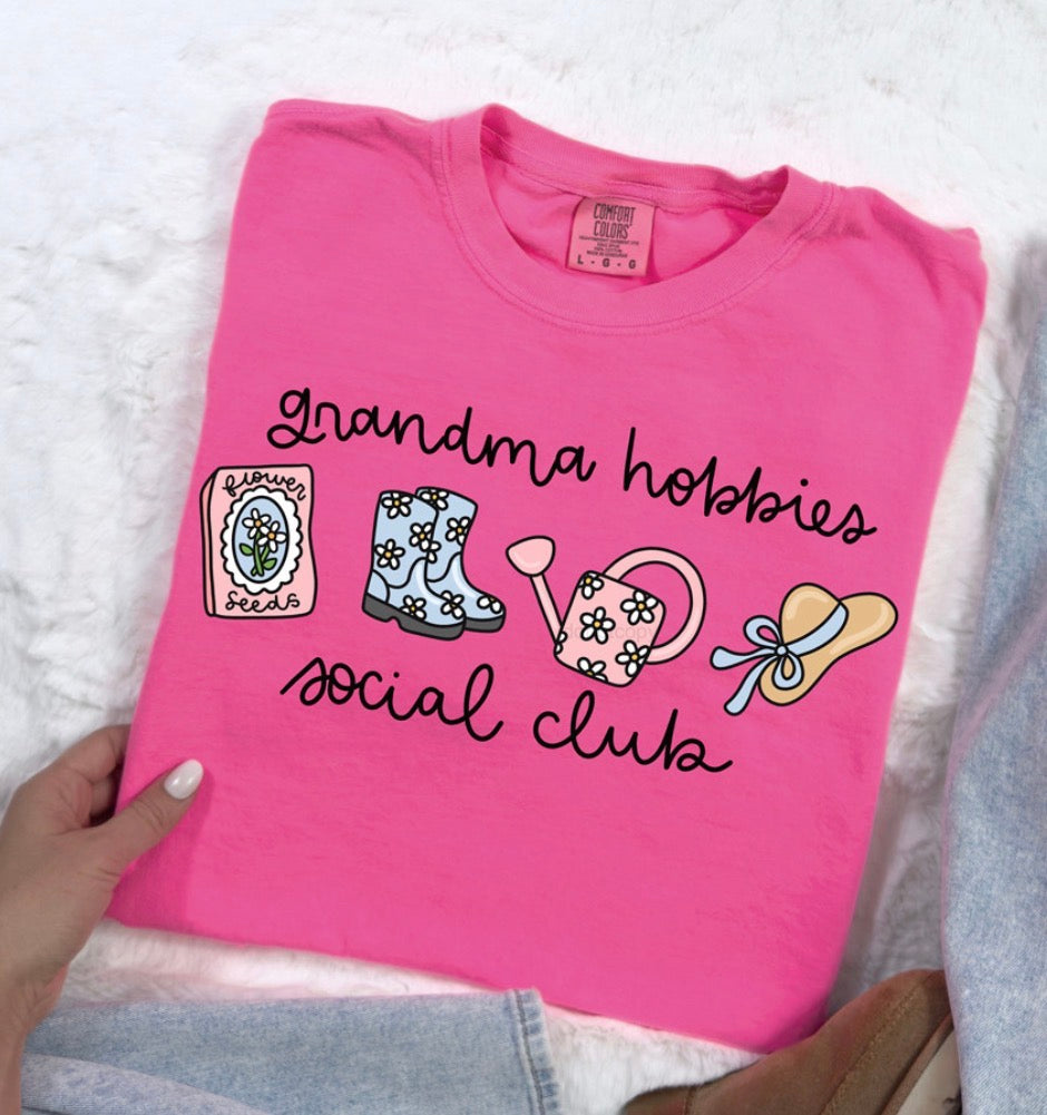 Grandma Hobbies Social Club - MTO Shirt