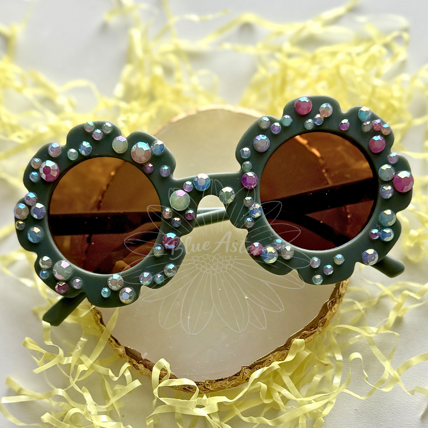 Emerald Chaos Bling Sunnies
