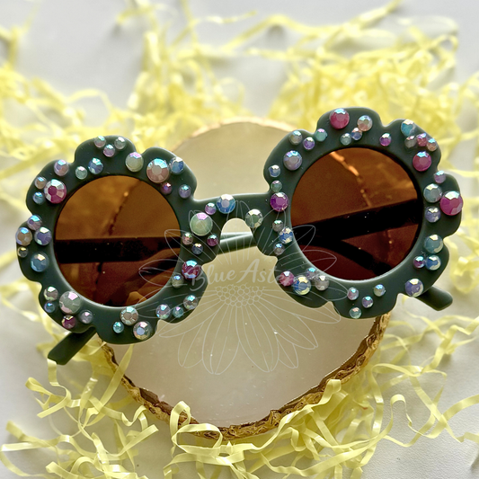Emerald Chaos Bling Sunnies