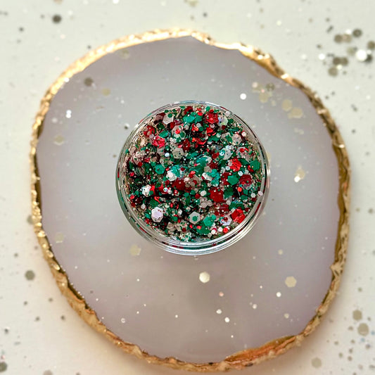 Holly Jolly Glitter Gel