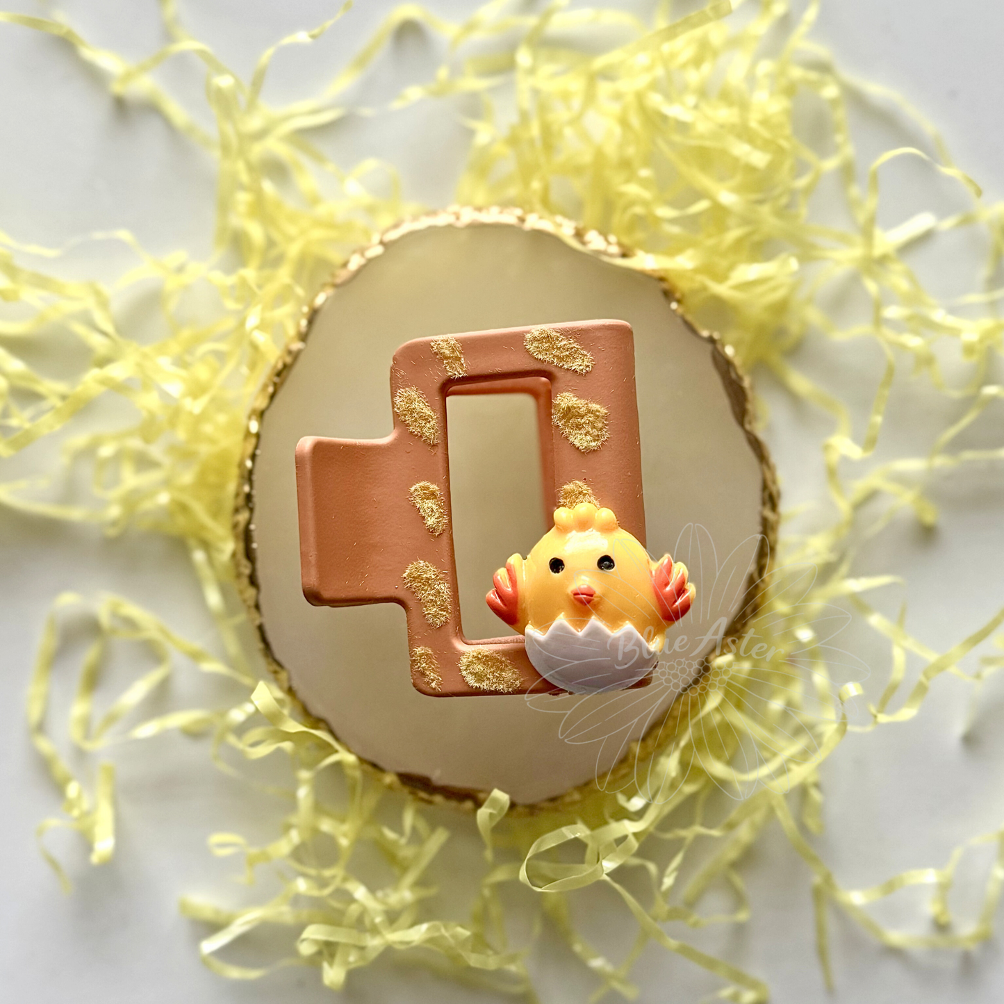 Small Orange Fuzzy Chick RTS Clip