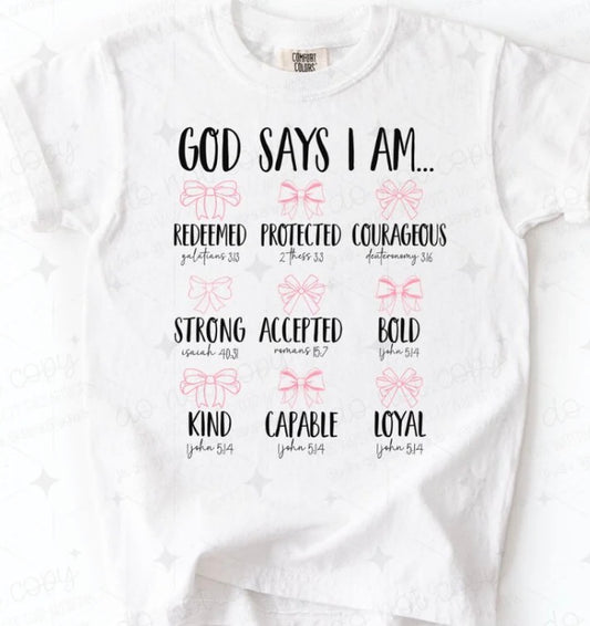 God Says Coquette - MTO Shirt