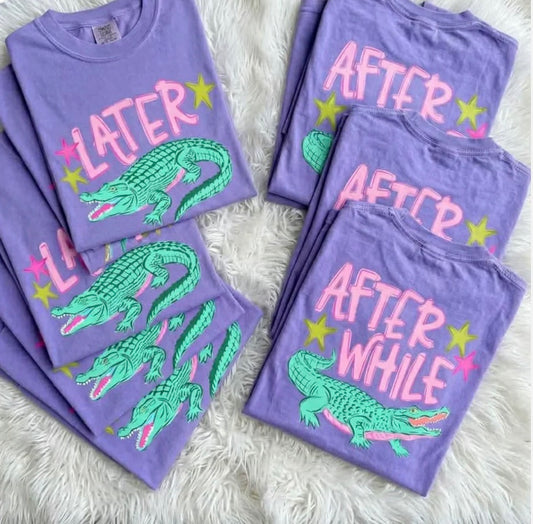 Later Alligator Front and Back Set - MTO Shirt