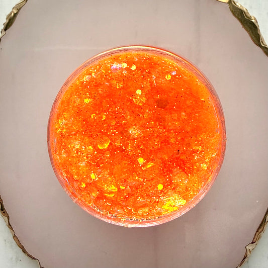 Orange Fanta Glitter Gel