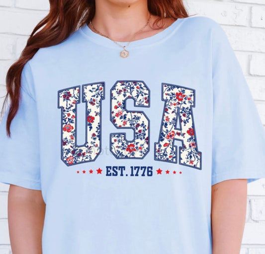 Floral USA - MTO Shirt