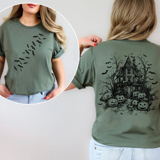 Haunted House Front and Back FULL Set - MTO Shirt