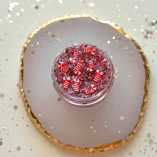 Candy Cane Lane Glitter Gel