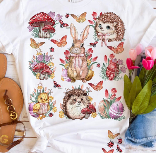 Springtime Collage - MTO Shirt