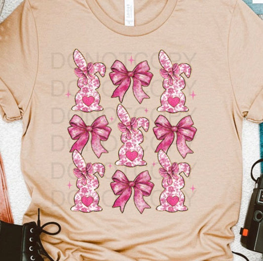 Pink Coquette Rabit - MTO Shirt