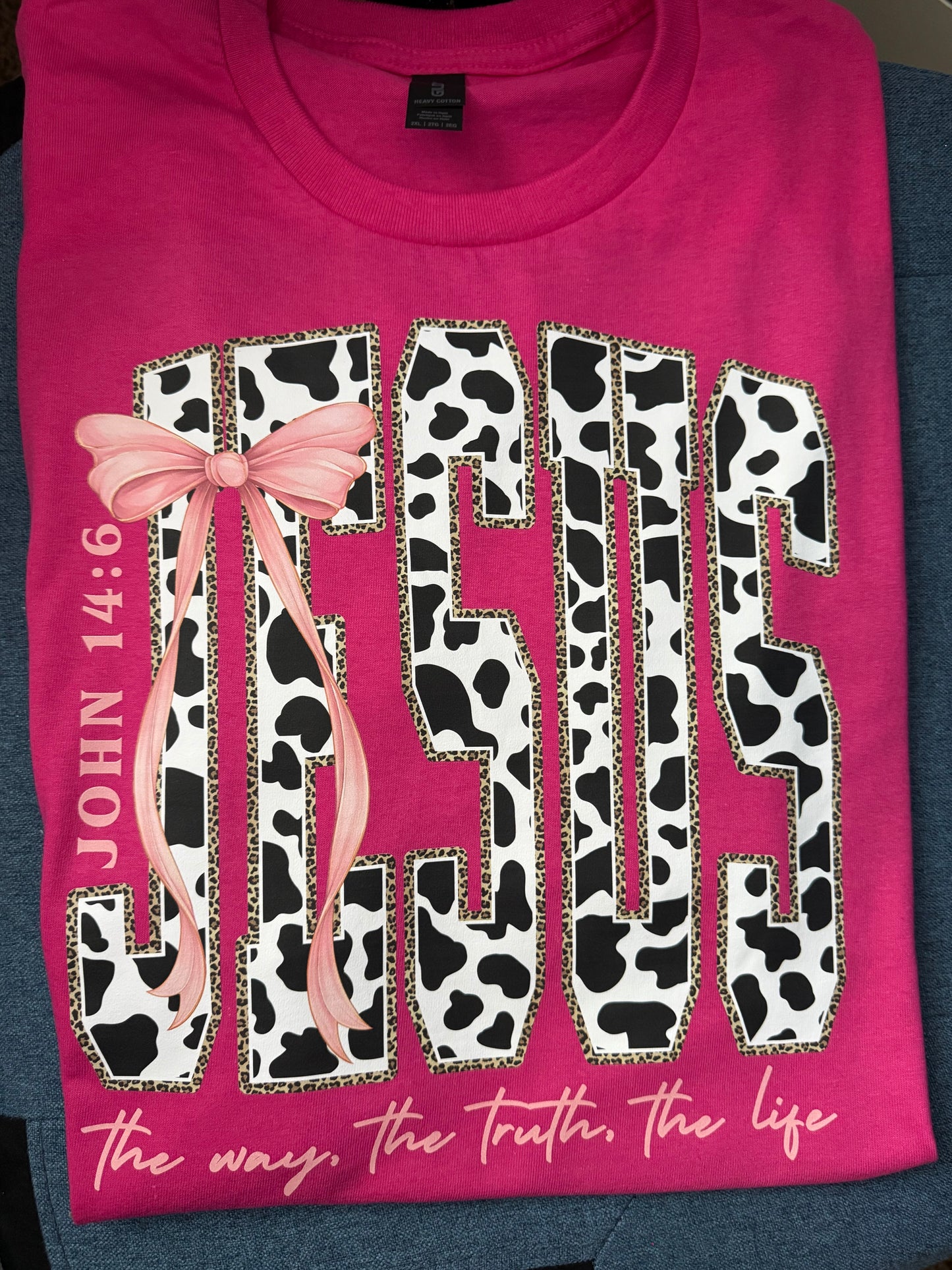 Cow Print Jesus - MTO Shirt