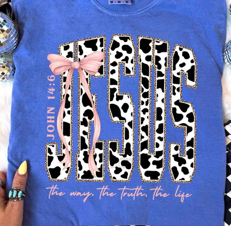 Cow Print Jesus - MTO Shirt