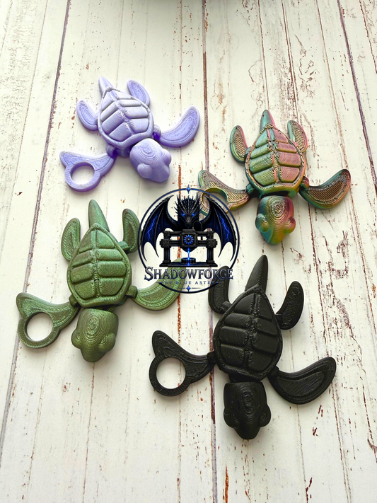 Turtle Articulated Straw Buddy