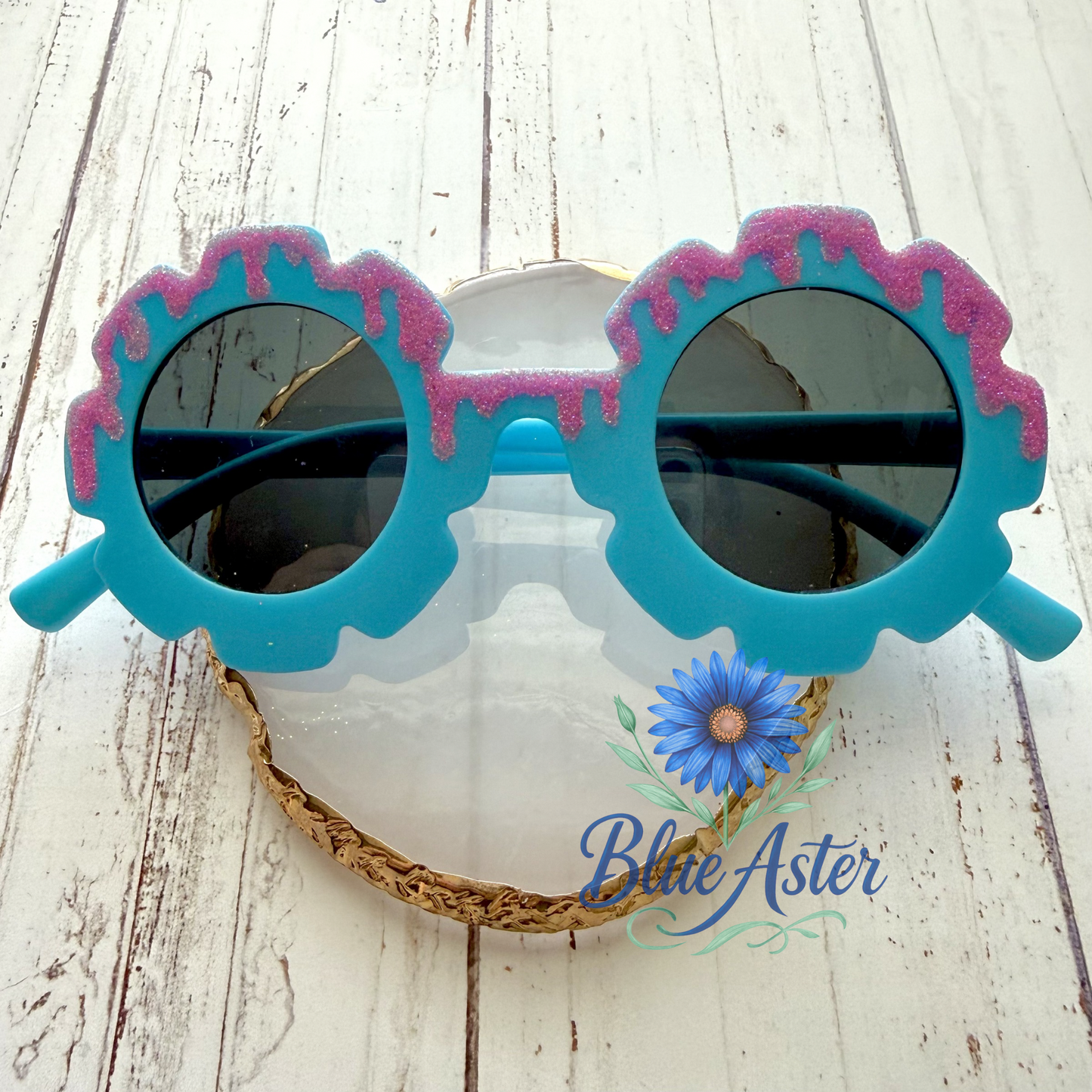 Neon Pink Drip Sunnies