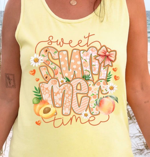 Sweet Summertime Peach - MTO Shirt