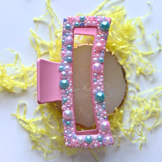 Jumbo Pink Full Bling RTS Clip
