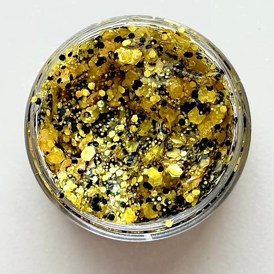 Hufflepuff Glitter Gel