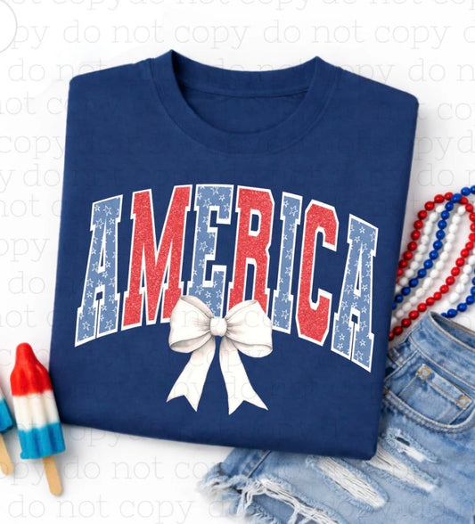 America Bow - MTO Shirt