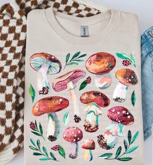Mushroom Garden - MTO Shirt