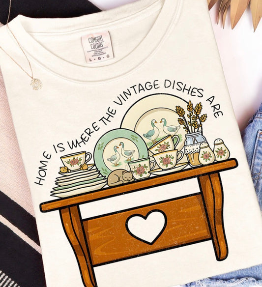 Vintage Dishes - MTO Shirt