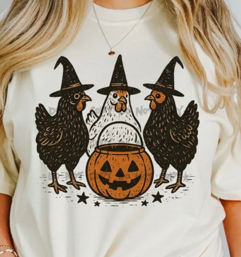 Spooky Chickens - MTO Shirt