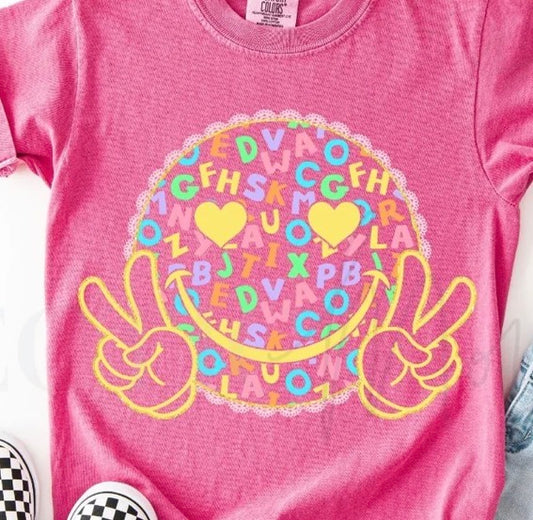 Alphabet Smile - MTO Shirt