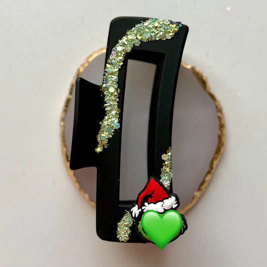 Green Meanie Claw Clip
