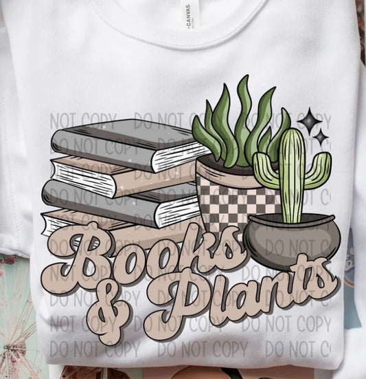 Books and Plants - MTO Shirt