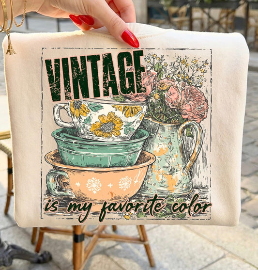 Vintage is My Favorite Color - MTO Shirt