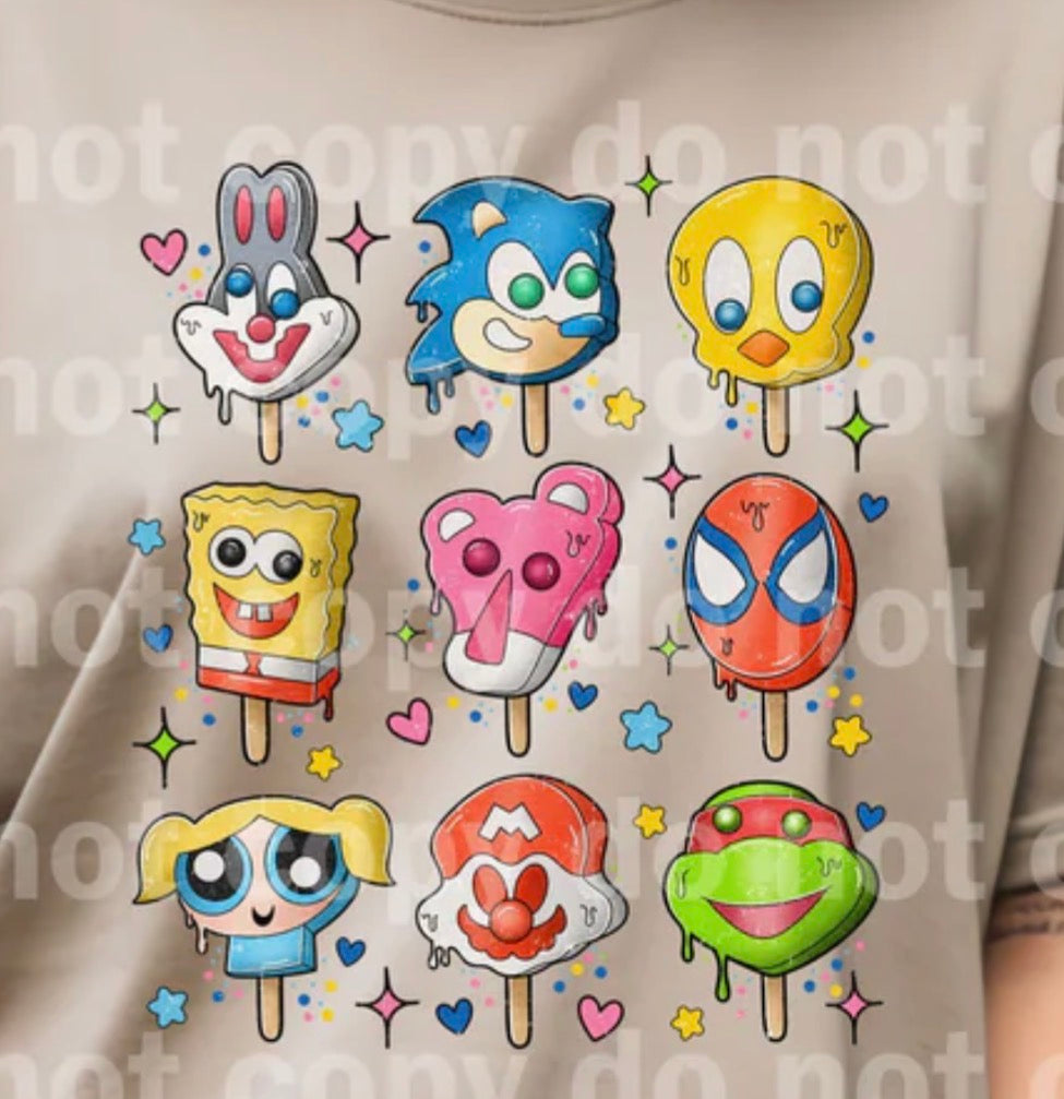 Retro Popsicles - MTO Shirt