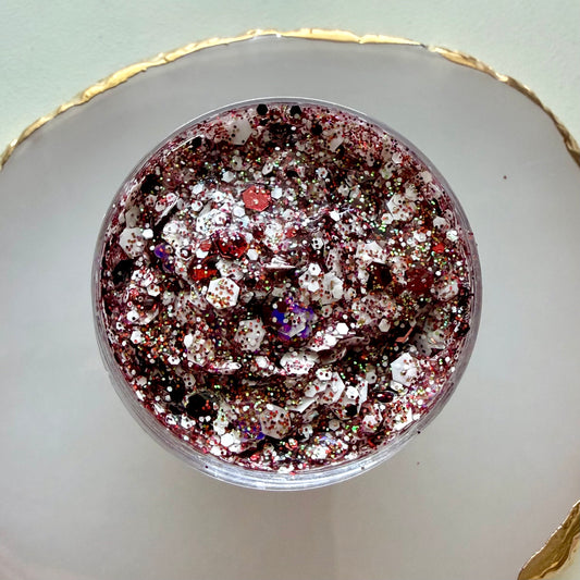 Gingham Glitter Gel