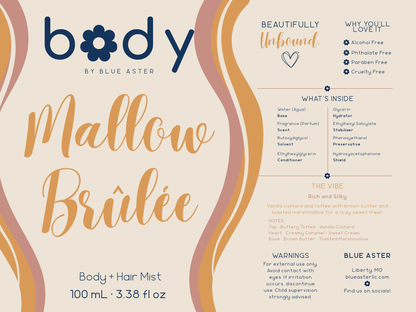 Mallow Brûlée • Body Mist